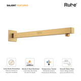 Square 304-Grade Shower Arm