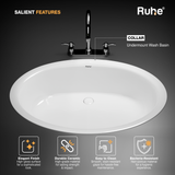 Collar Undermount Wash Basin (Features)