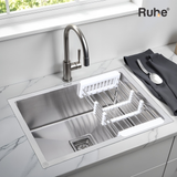 Handmade Single Bowl 304-Grade  Kitchen Sink (22 x 18 x 10 Inches) - by Ruhe