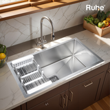 Handmade Single Bowl (32 x 20 x 10 Inches) Kitchen Sink  - by Ruhe