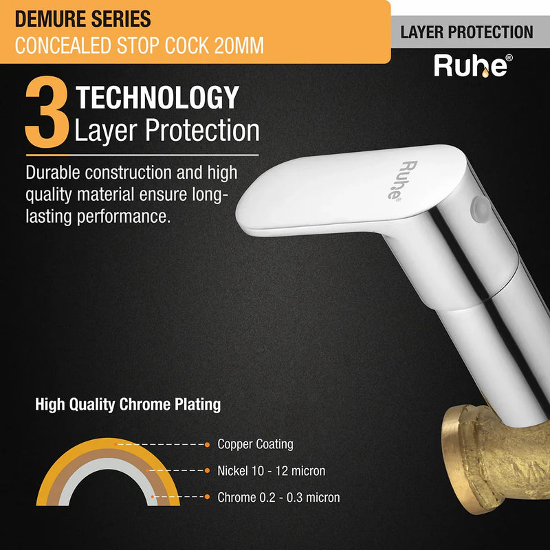 Demure Concealed Stop Valve