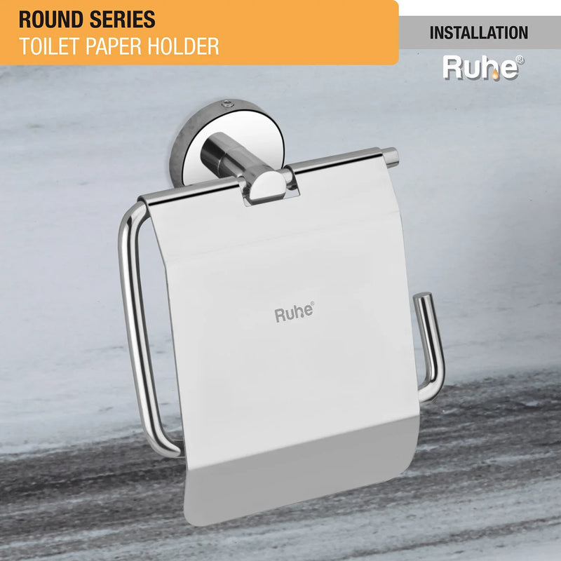 Round Stainless Steel Paper Holder - by Ruhe