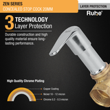 Zen Concealed Stop Valve (20mm)- by Ruhe