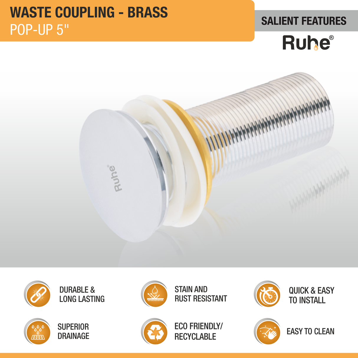 Pop-up Waste Coupling