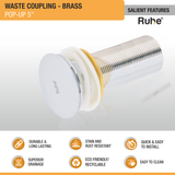 Pop-up Waste Coupling