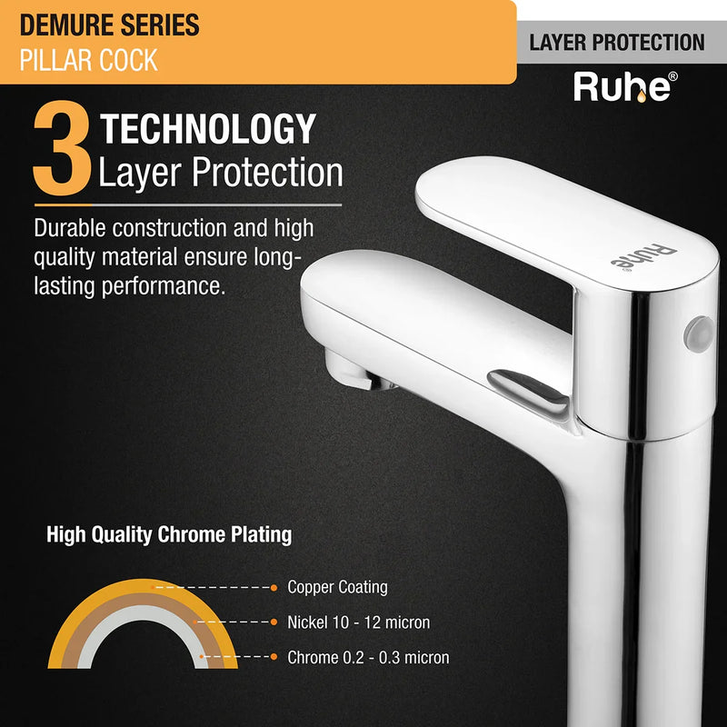 Demure Wash Basin Pillar Tap