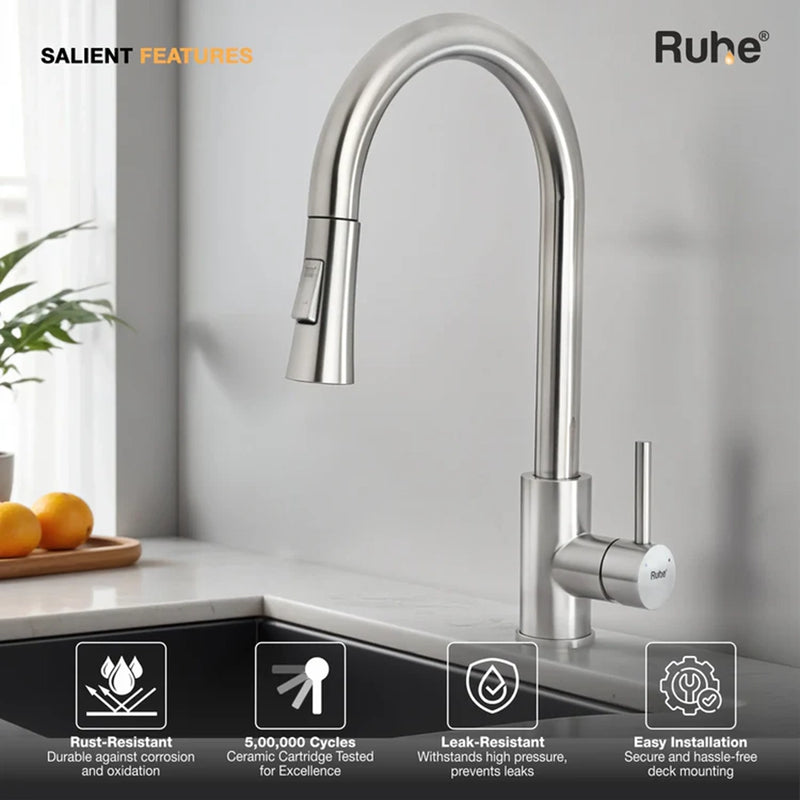 Kara Dual Flow Pull-out Kitchen Mixer Faucet