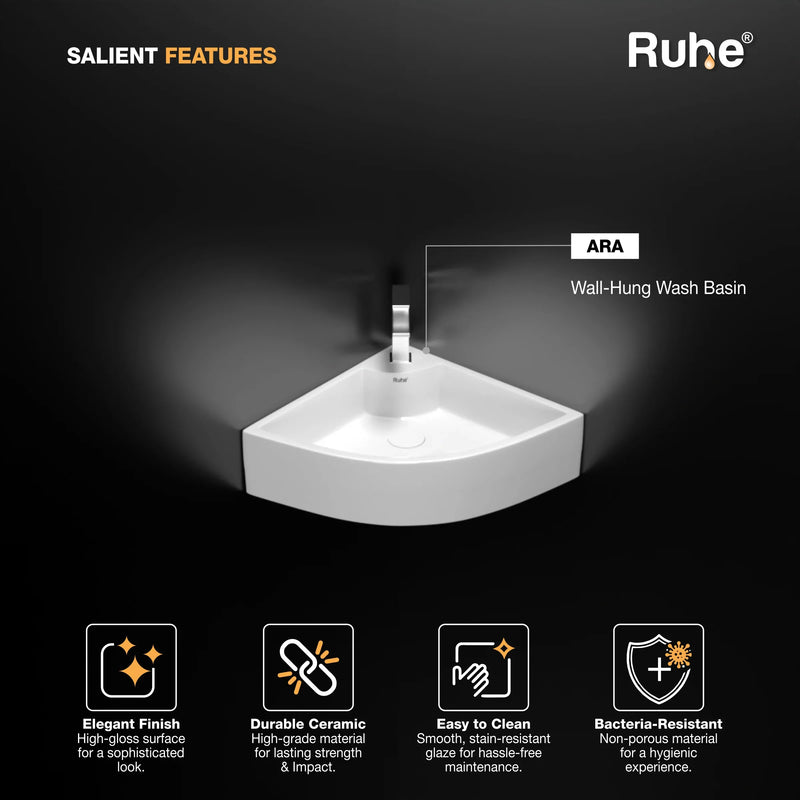 Ara Wall-hung Wash Basin