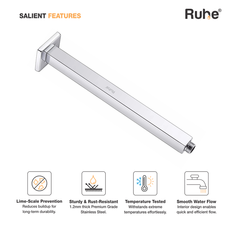 Square Ceiling Shower Arm