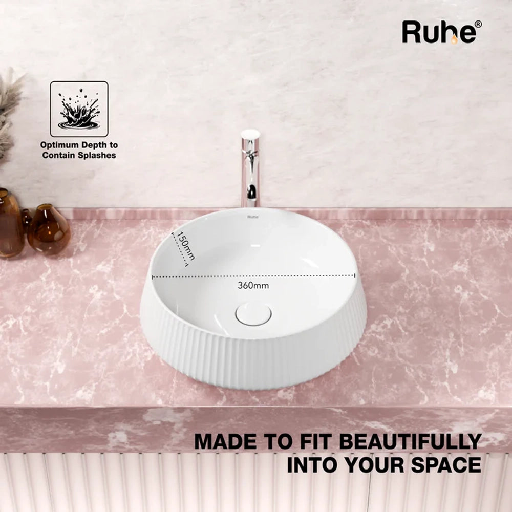 Castor Table-Top Wash Basin
