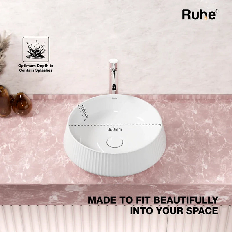 Castor Table-Top Wash Basin