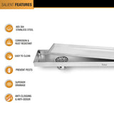 Tile-Insert Shower Drain Channel (5 Inches)