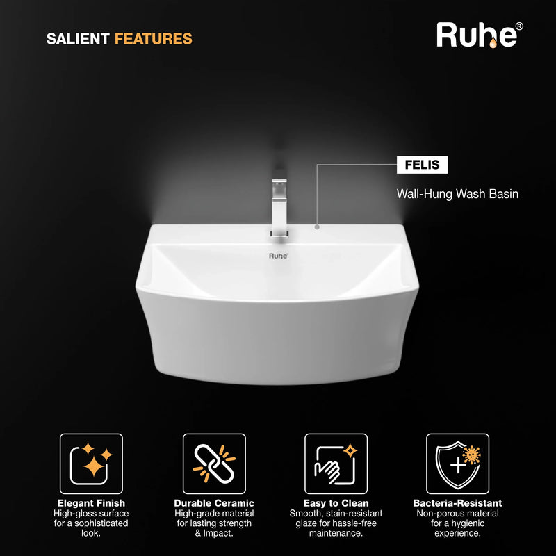 Felis Wall-hung Wash Basin