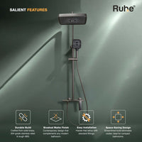 Rain 3-Function Brass Smart Shower Panel Set