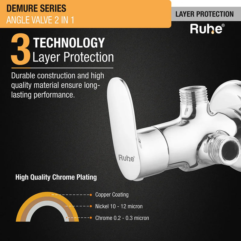 Demure Two Way Angle Valve