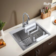 Handmade Single Bowl with Tap Hole Kitchen Sink (18 x 16 x 10 Inches)