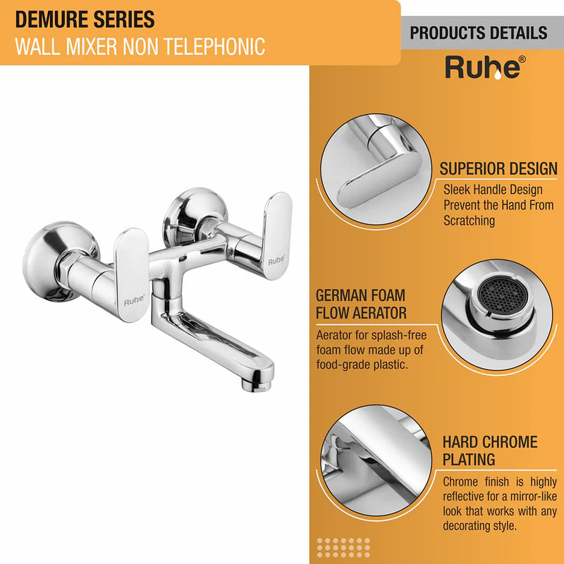 Demure Wall Mixer Tap