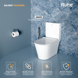 Aenor One-Piece Western Commode