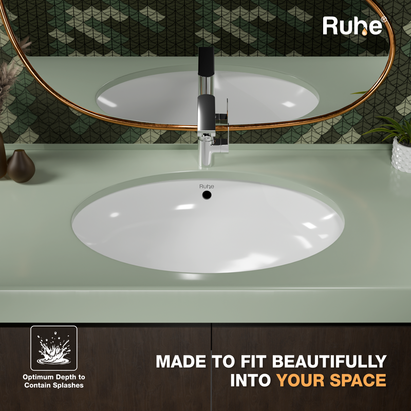 Simple Undermount Wash Basin
