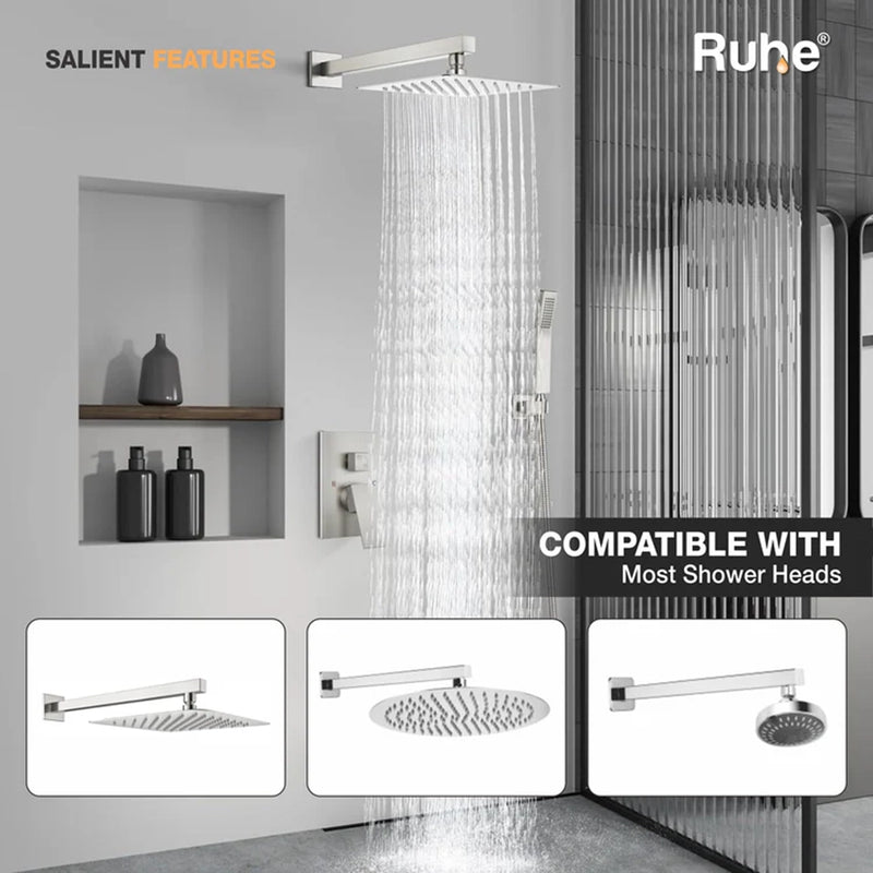 Square 304-Grade Shower Arm