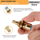 Brass Ceramic Disc Quarter-turn Cartridge (Pack of 4) - by Ruhe®