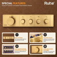 Aurora features: Front-serviceable cartridges, Twin Filter Guard, Low-lead brass body and solid brass controls, Flush-Fit Plate