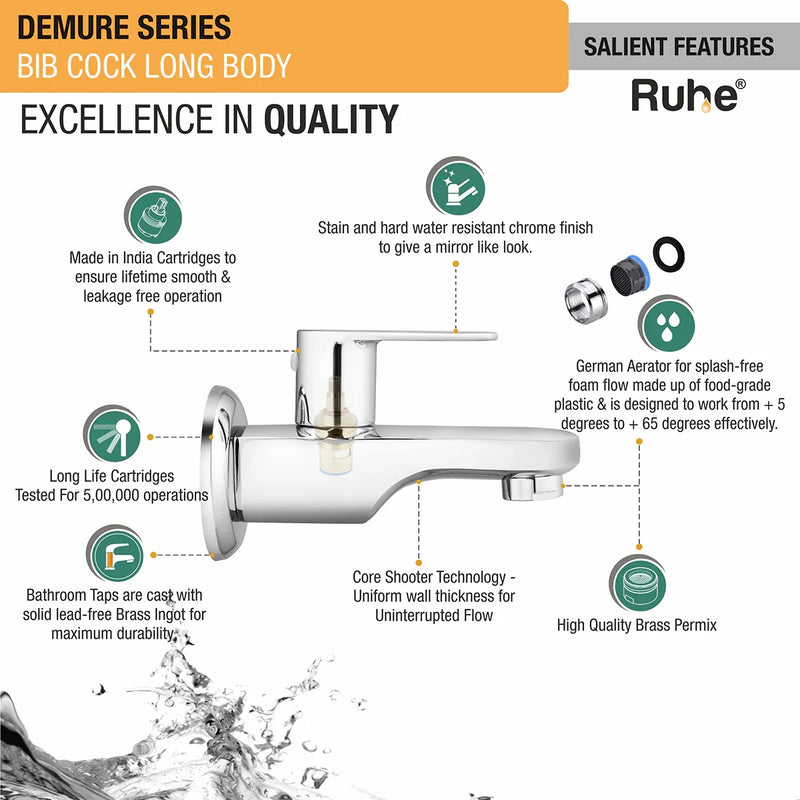 Demure Long Body Bib Tap