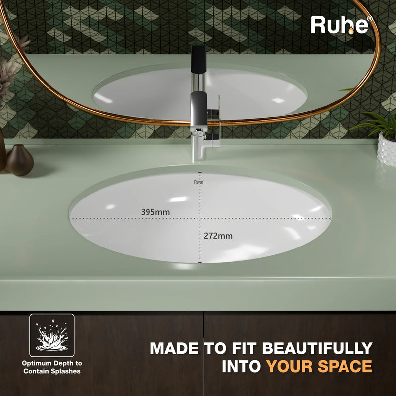 Simple Undermount Wash Basin