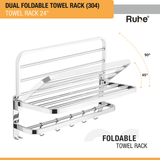 Foldable towel rack sale
