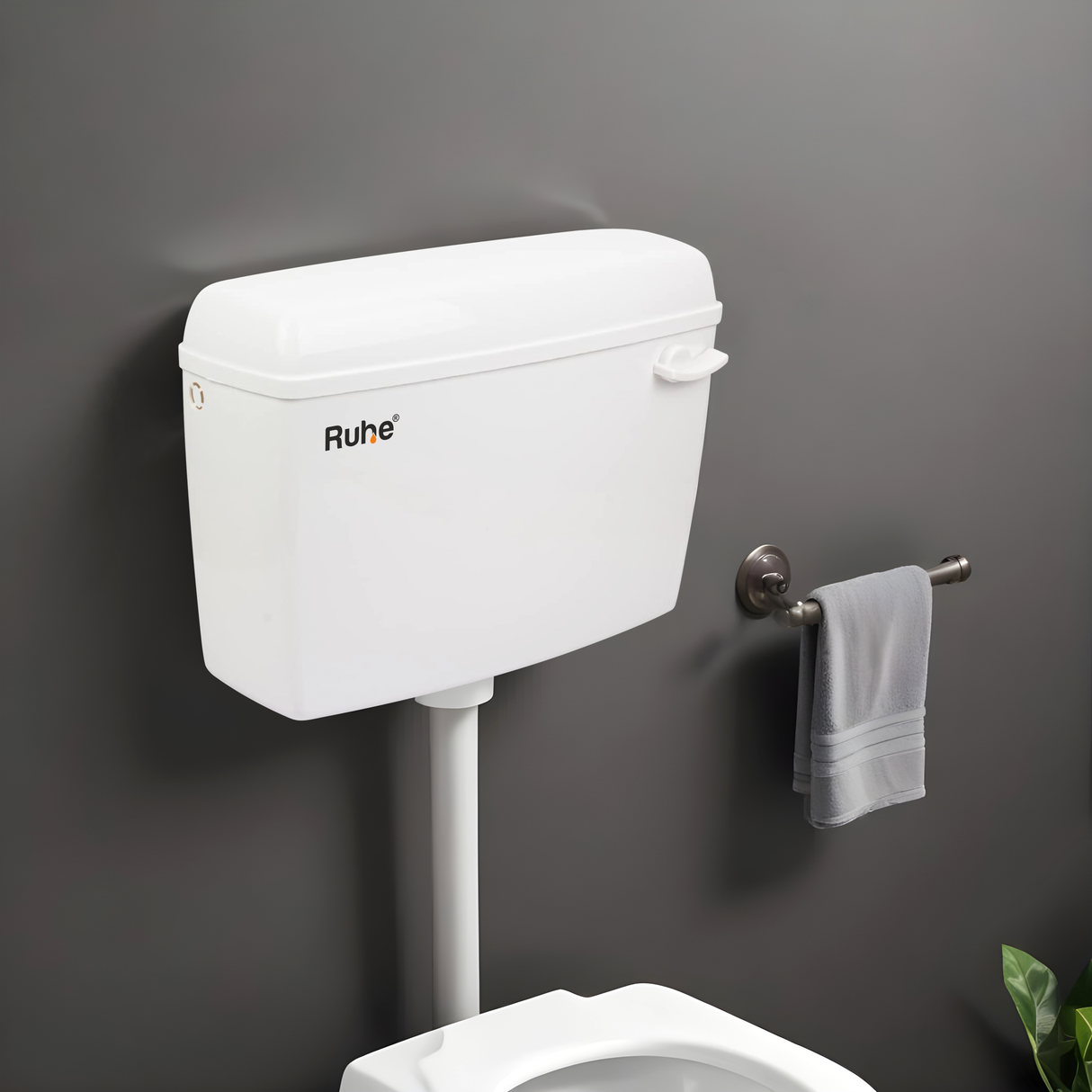 White Flushing Cistern (10 Ltr) - by Ruhe®