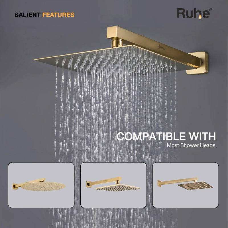 Square 304-Grade Shower Arm