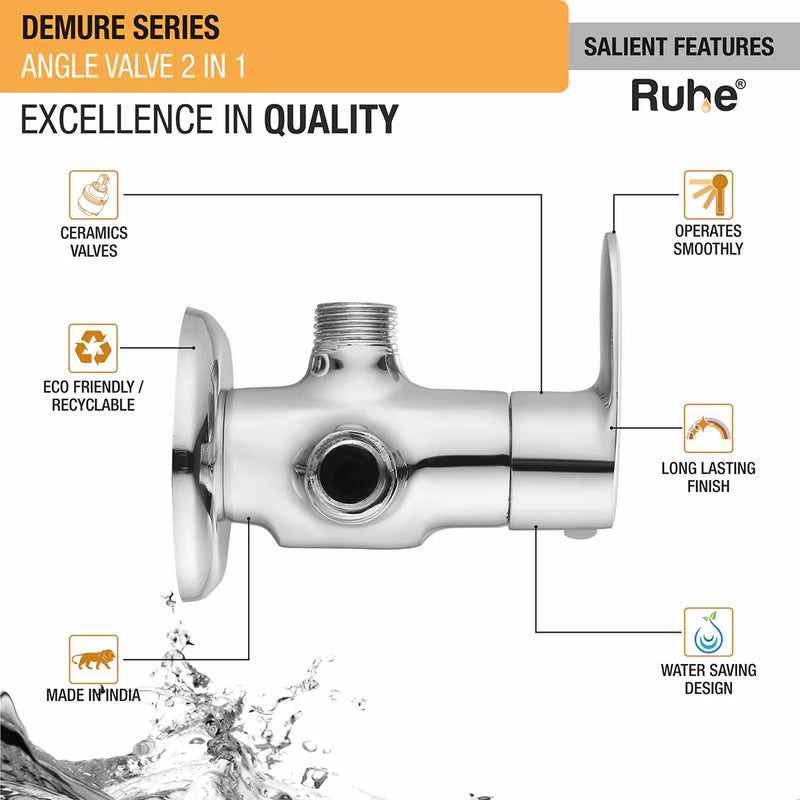 Demure Two Way Angle Valve