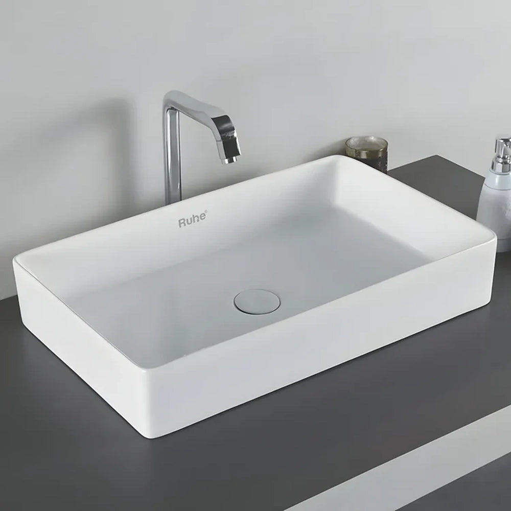 Brass Ceramic Pop-up Waste Coupling for Wash Basin (3 Inches) – White