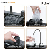 Nano 304-Grade Smart Kitchen Sink with Waterfall