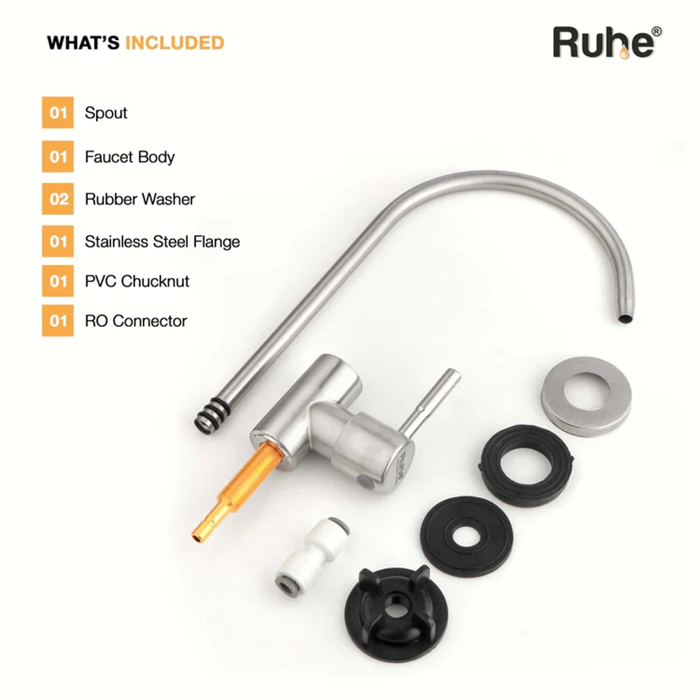 RO Tap/Faucet (304-Grade Stainless Steel) - by Ruhe