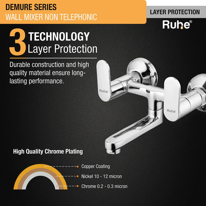 Demure Wall Mixer Tap