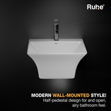 Cielo Half Pedestal Wash Basin (Wall-mount Design)
