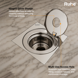 Full Moon Floor Drain with Cockroach Trap