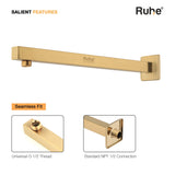 Square 304-Grade Shower Arm