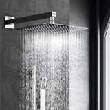 Ultra Sleek 304-Grade Overhead Shower (12 x 12 inches) installed