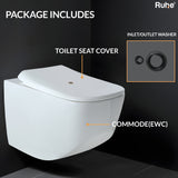 Risa Western Toilet / Commode (Wall-hung EWC) Details