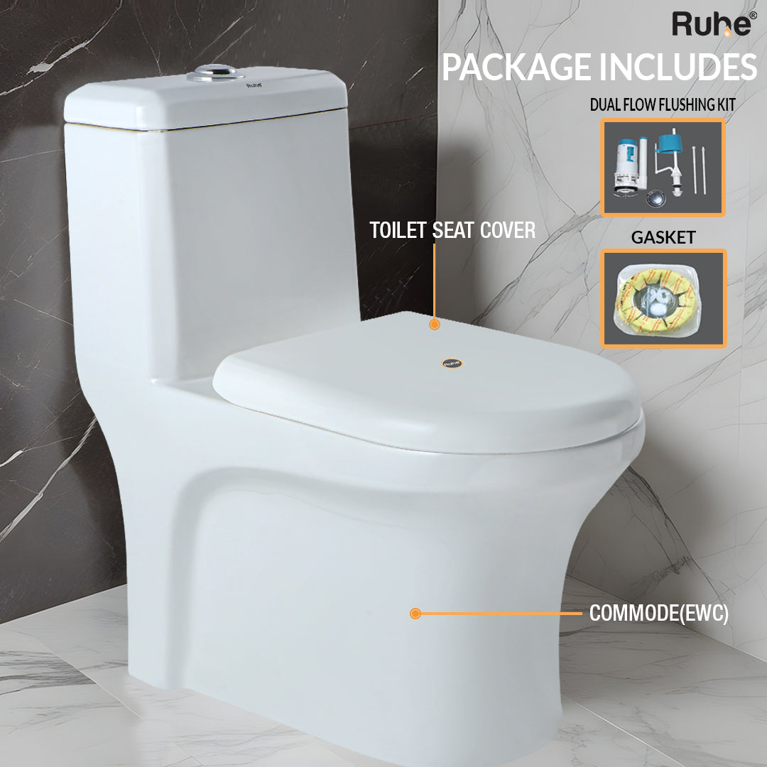 Scala Western Toilet / Commode (One-piece EWC) - by Ruhe