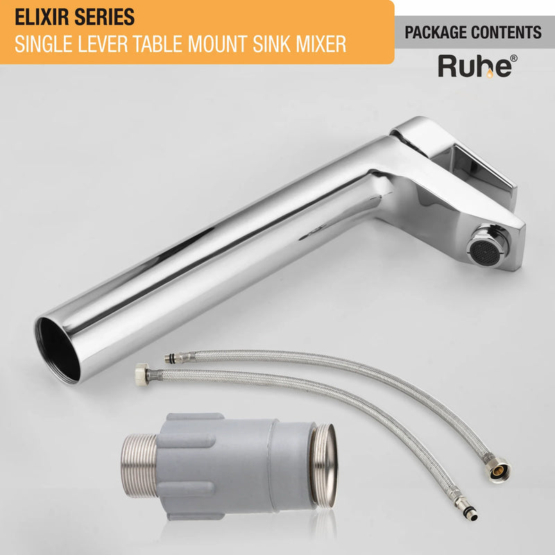 Elixir Single Lever Deck-mount Tall Body Wash Basin Mixer Tap