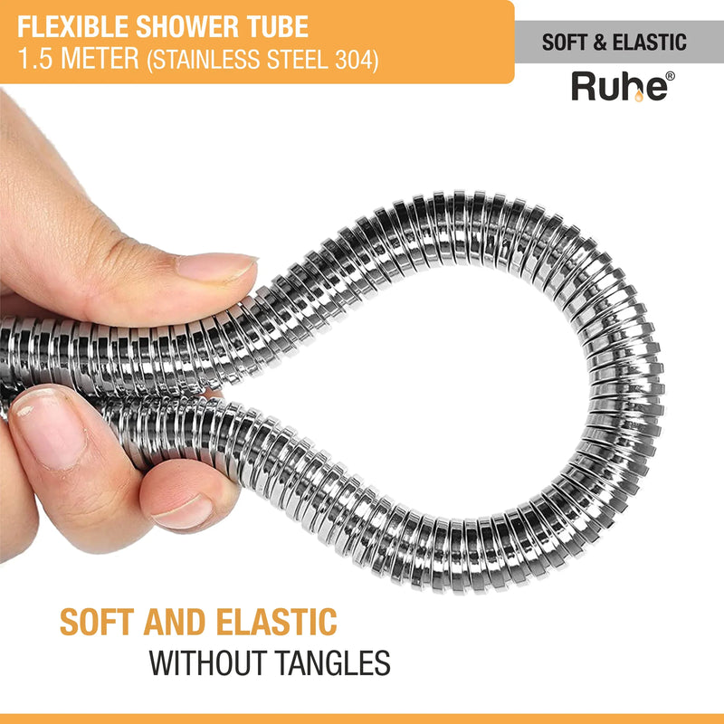Shower Tube 304-Grade SS (1.5m) - by Ruhe