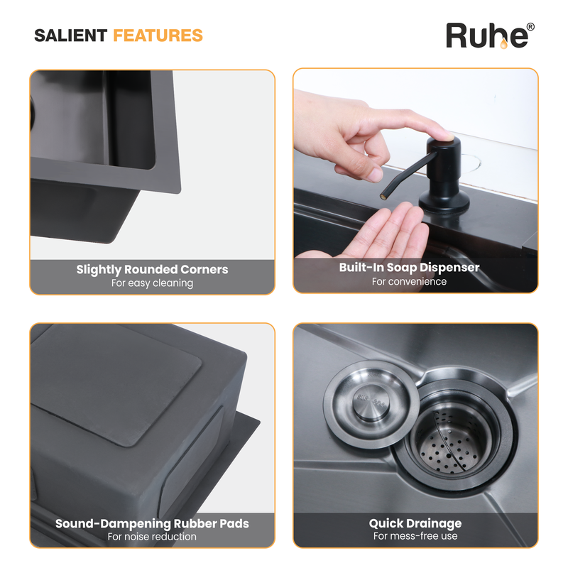 Nano Smart Kitchen Sink (24 x 18 x 9 Inches)
