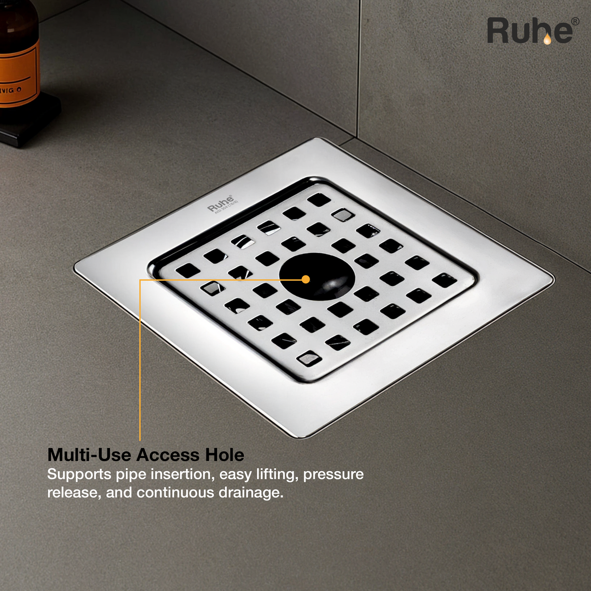 Fire Flat Cut Floor Drain with Cockroach Trap