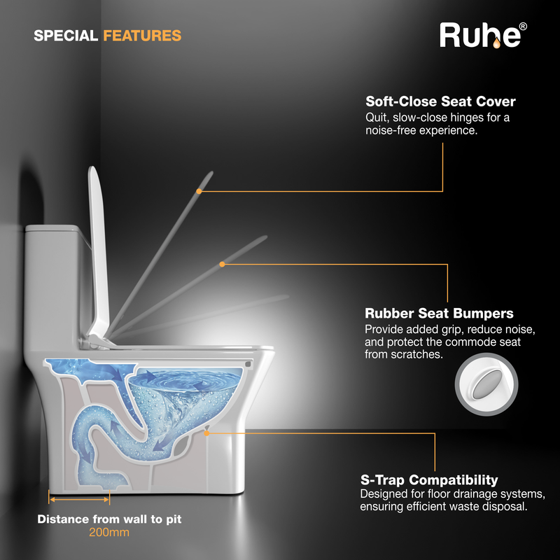 Toro One-Piece Western Commode