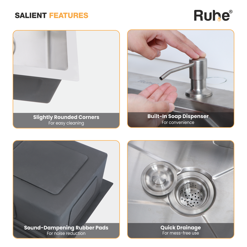 Nano Smart Kitchen Sink (24 x 18 x 9 Inches)
