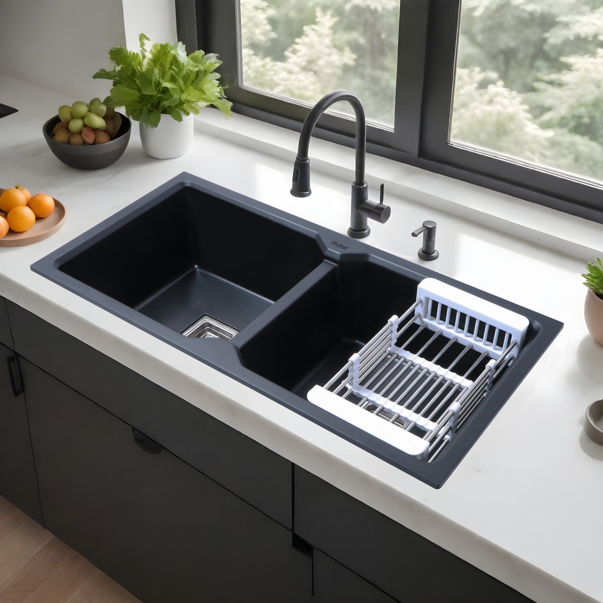 Quartz Double Bowl Kitchen Sink Designs