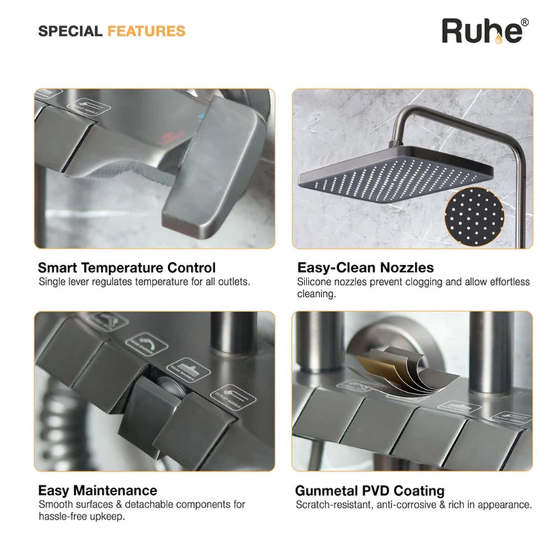 Drizzle Smart Shower Panel Set